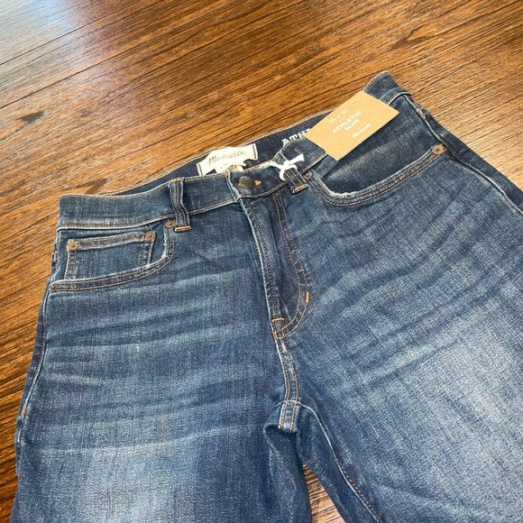 NWT Madewell Men's Sz 30x32 Athletic Slim Jean Leeward Wash CoolMax MA242 - Picture 6 of 16